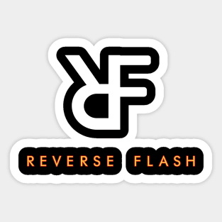 Reverse flash t-shirts Sticker